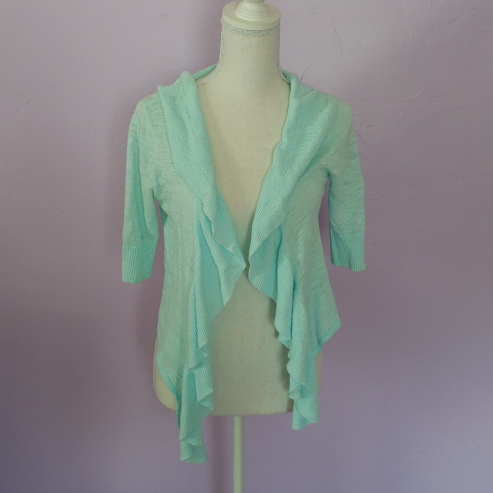 NWOT liv cardigan, Robin's Egg Blue, sz M